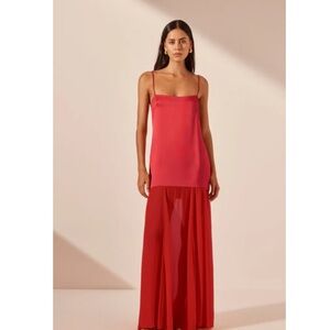 Shona Joy Red Maxi Dress